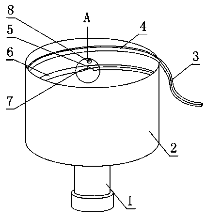 Bottle cap output mechanism