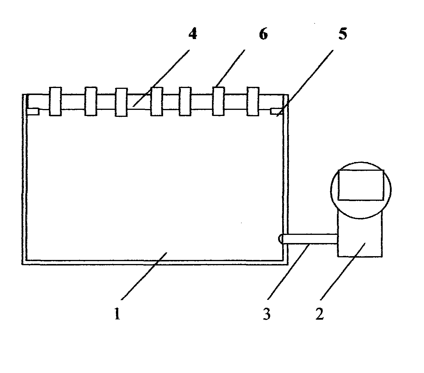 Aquatic animal hypoxemia experimental facility and experimental method thereof