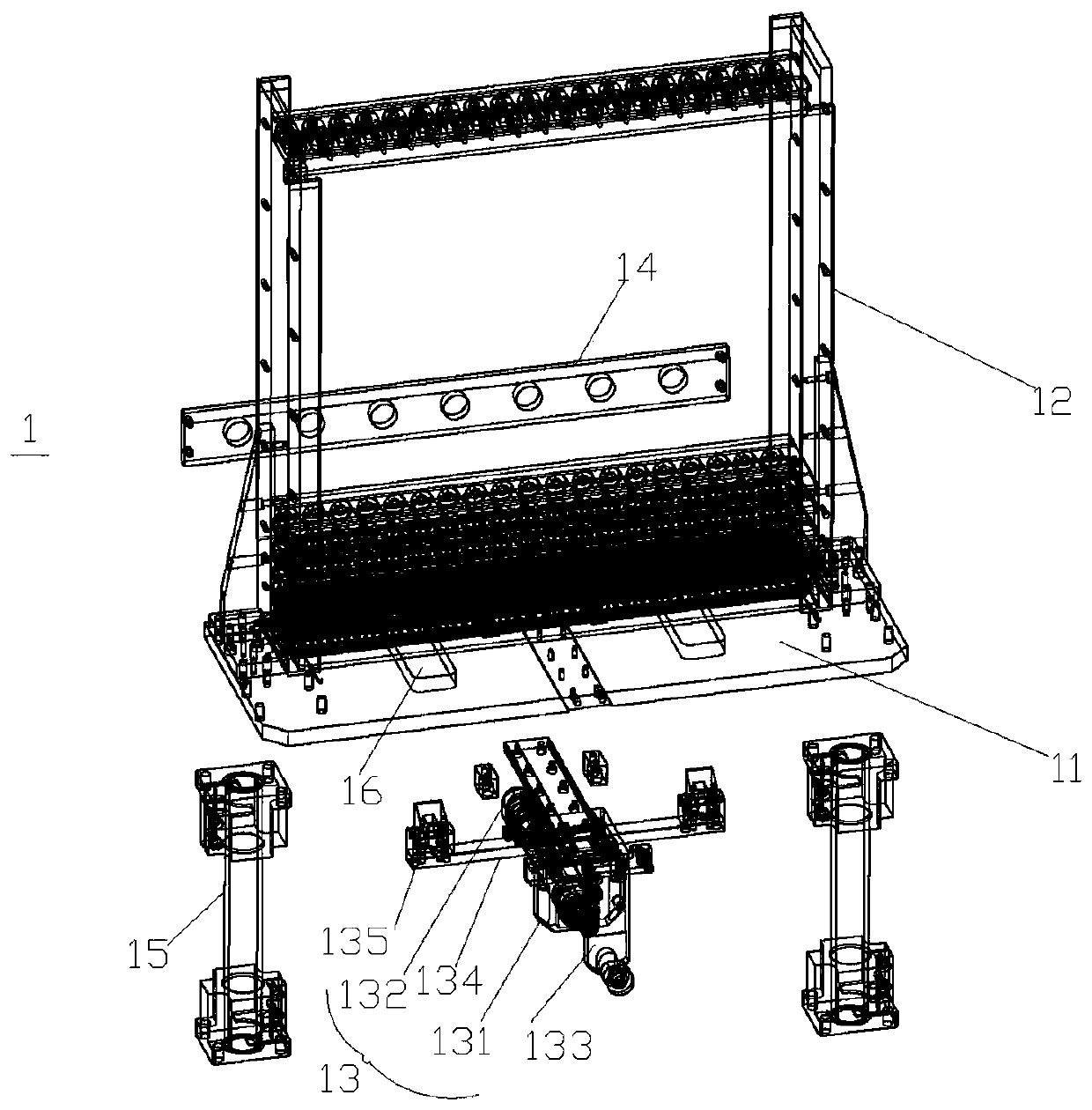 Inclined feeding device for cylindrical material