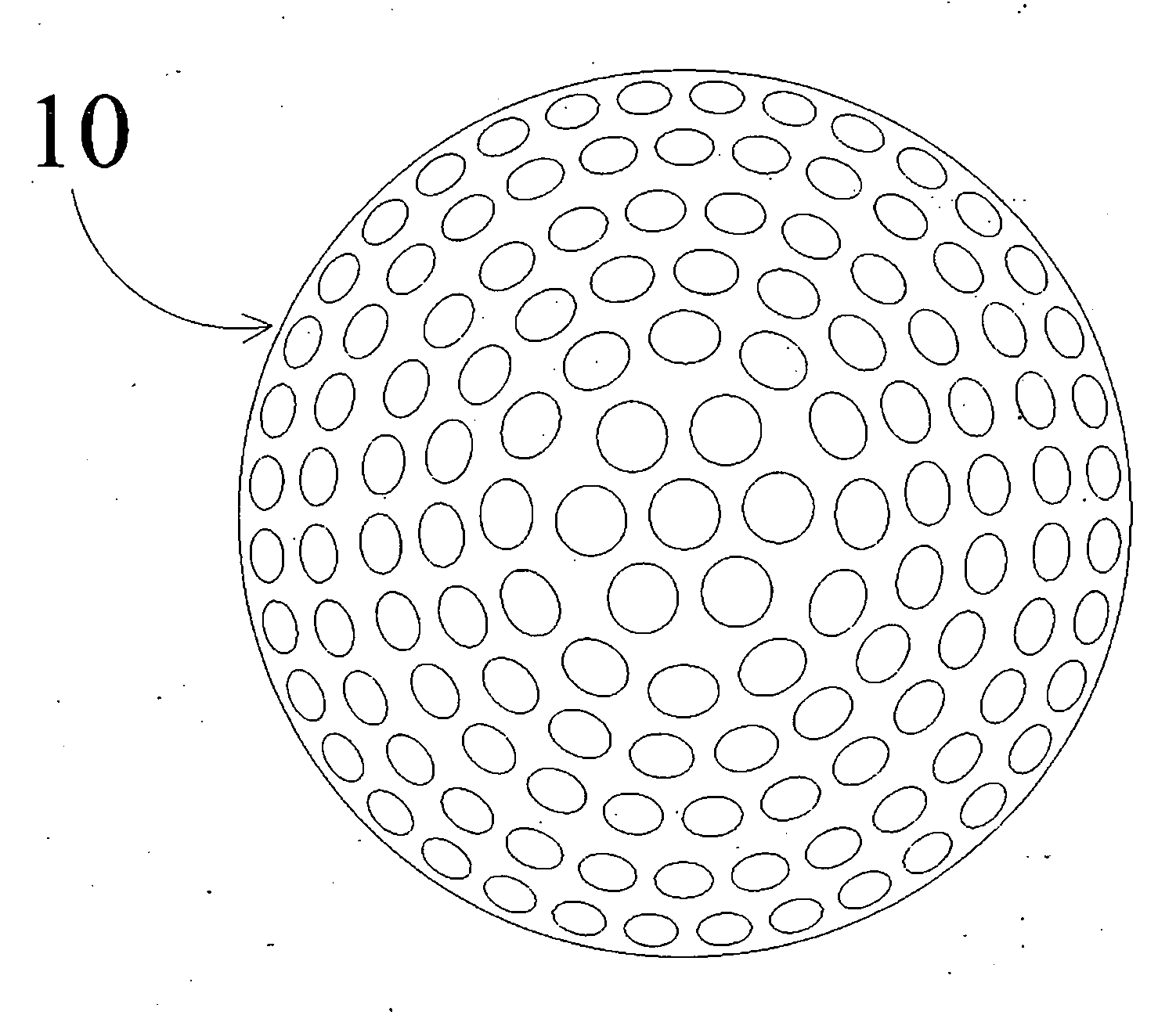 Golf ball-forming composition, golf balls prepared from the composition and the process for preparing thereof