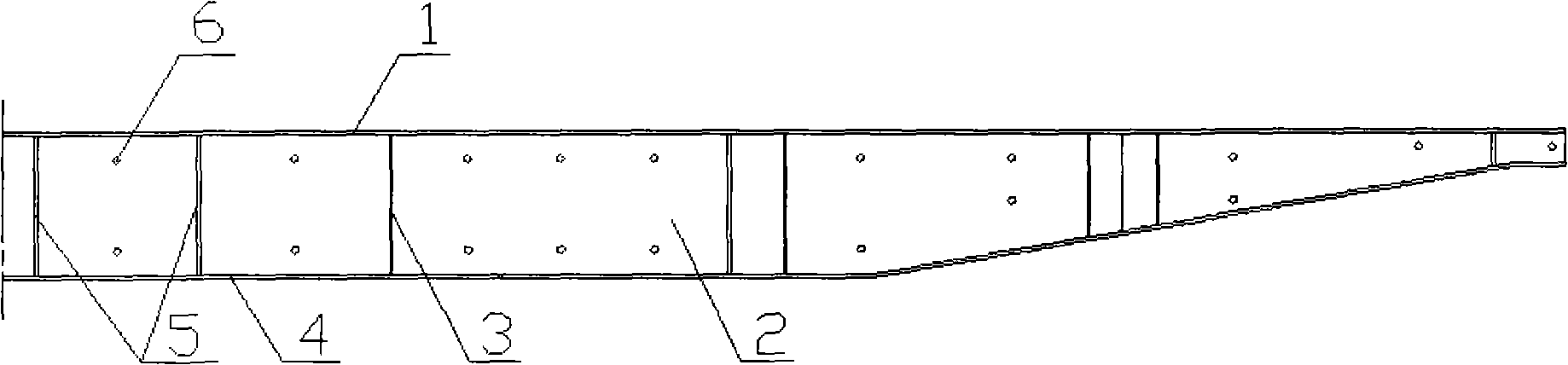 Method for assembling vertical rectangle box type structure girder