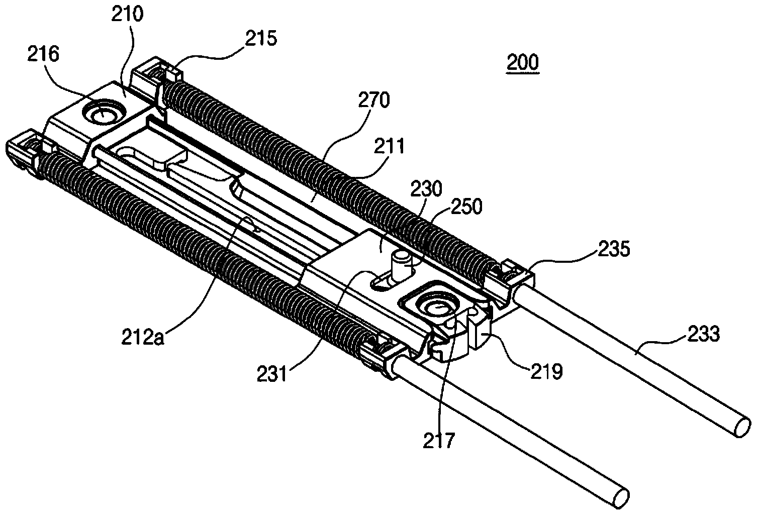 Drawer sliding device