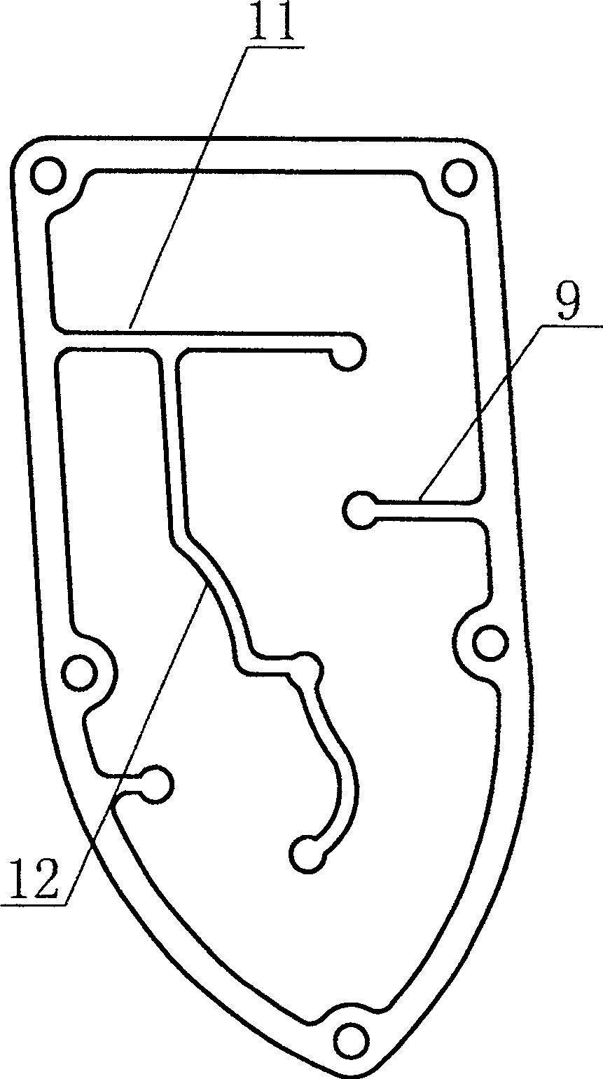 Labyrinth oil gas separator