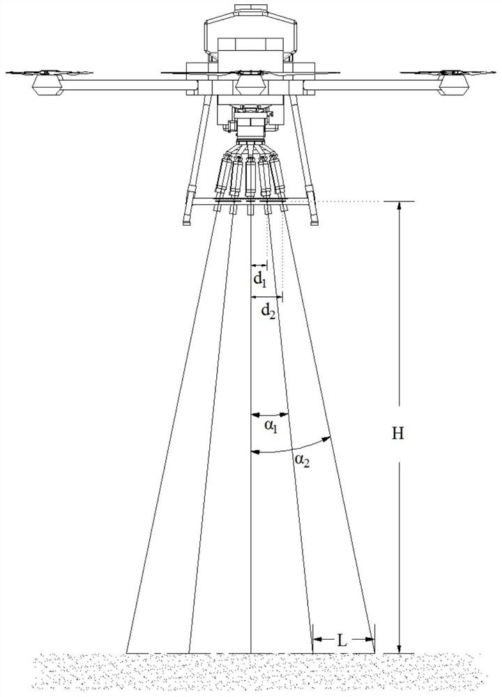 Ejection type seed sowing method and ejection type seed sowing unmanned aerial vehicle applying same