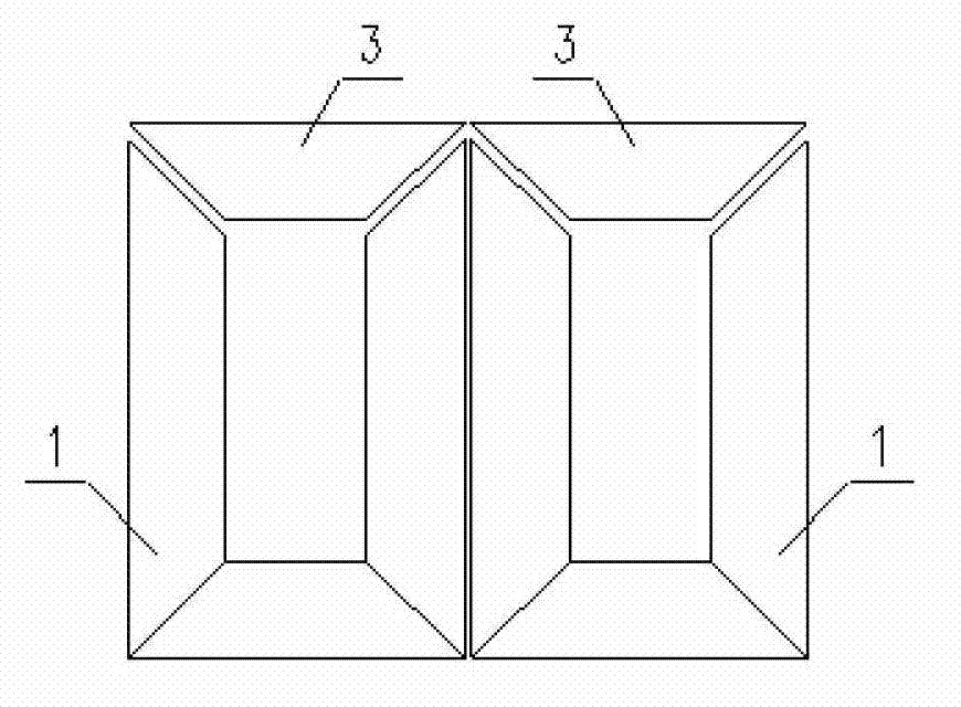 Sub-frame iron core structure for disassembling and transporting transformer and transportation method