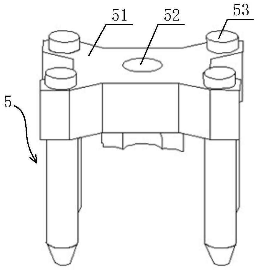 Fixing device, composite structure and manufacturing method for temporary implant restoration