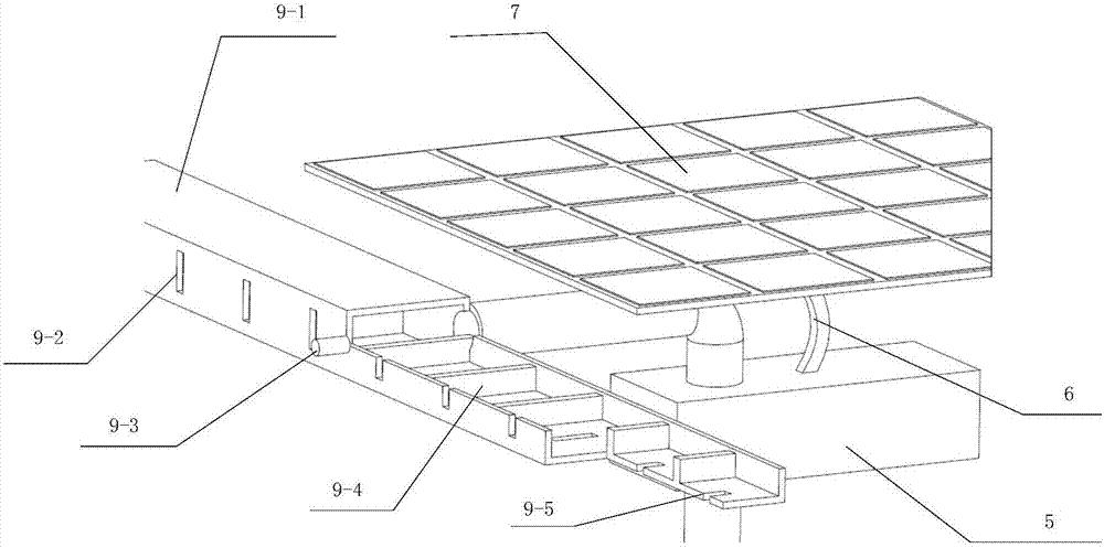 Long-life cool pavement structure based on water circulation ecological drainage system