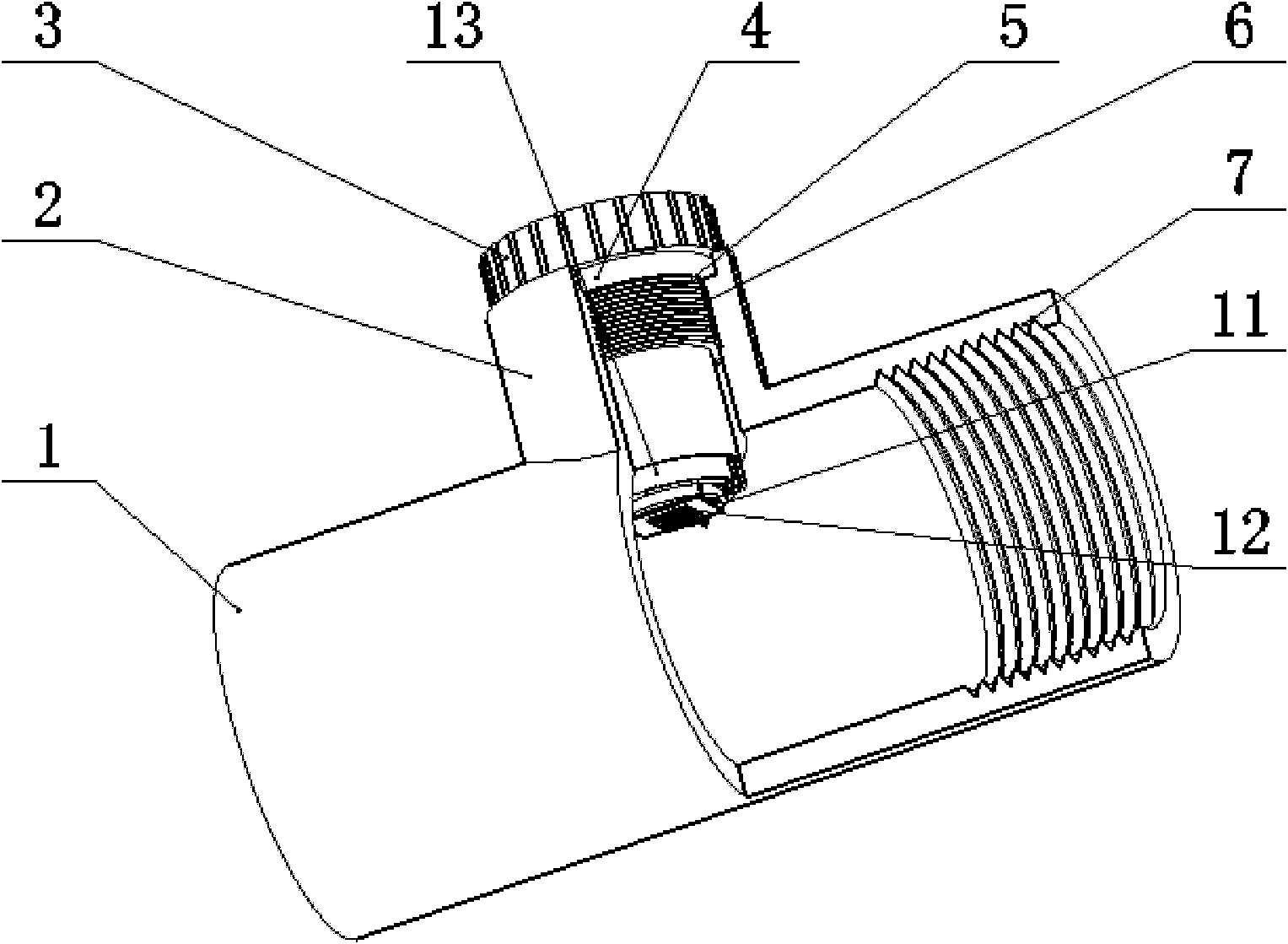 Micro-inductance sensor used for detecting metal fragments in oil liquid