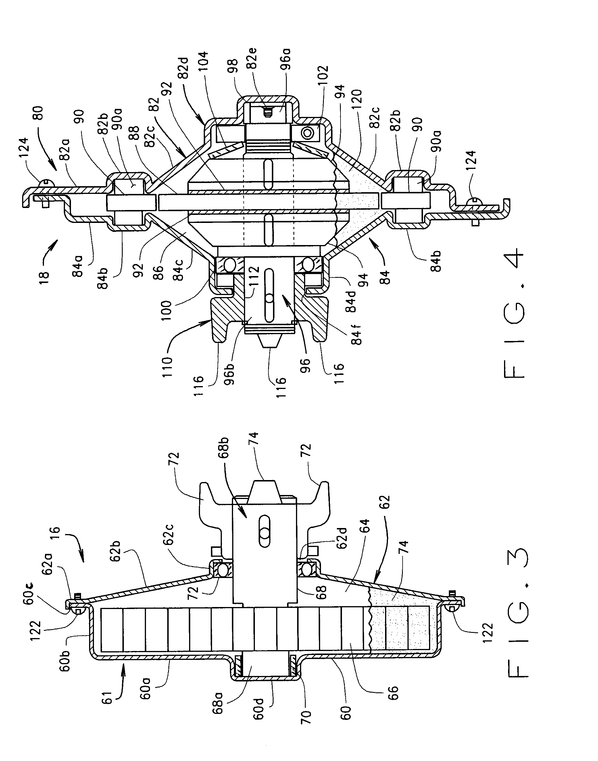 Retractable Fall Arrest WIth Component Assembly and Cantilevered Main Shaft