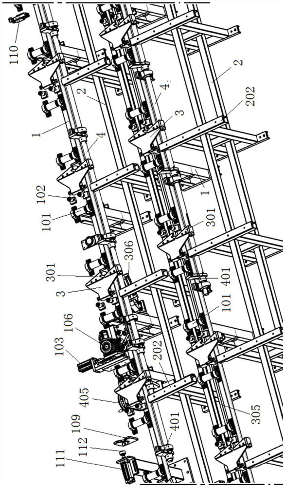 Production line for machining pipe ends of pipes