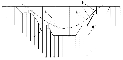 Dam grout stopping body and arranging method thereof