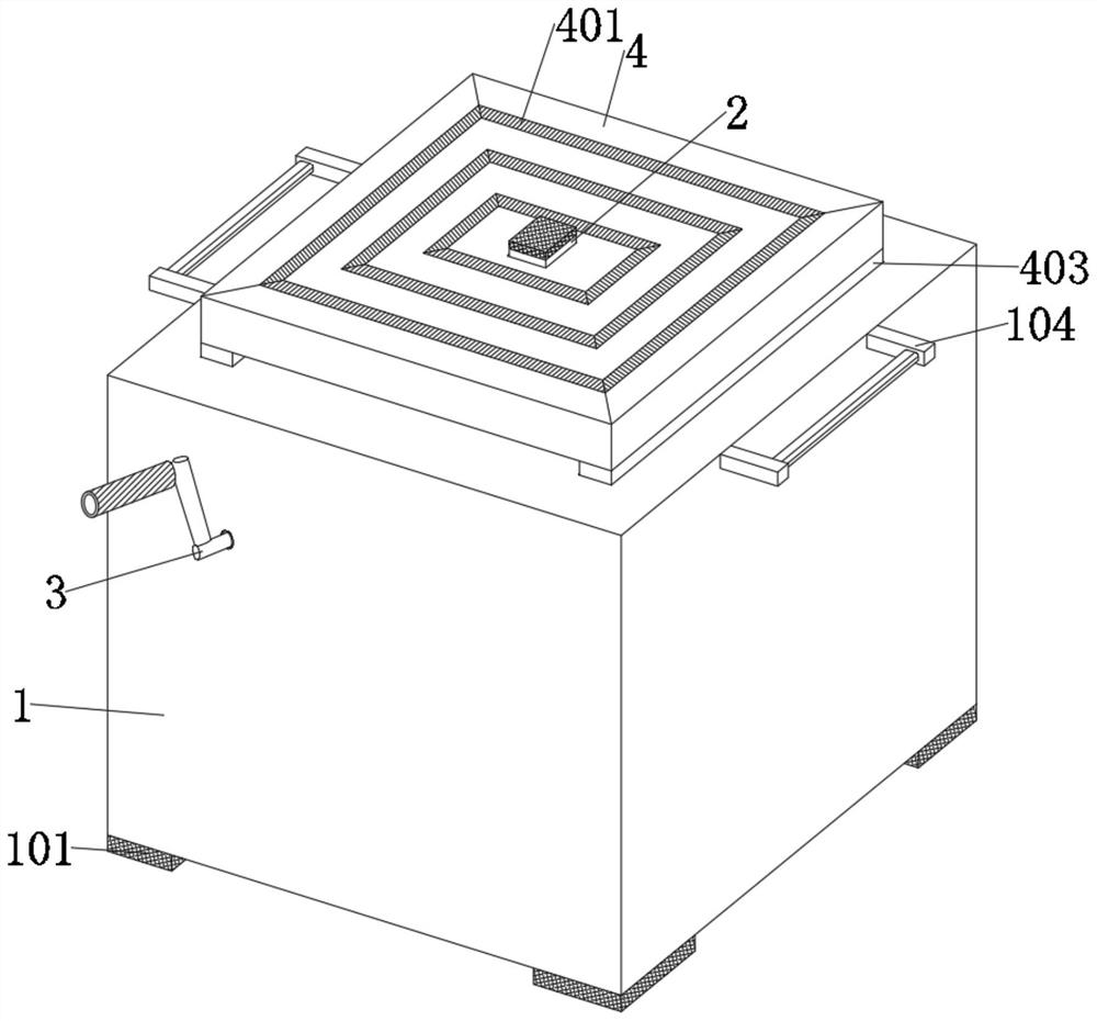 An automatic feeding device for mechanical processing to prevent workpieces from sliding