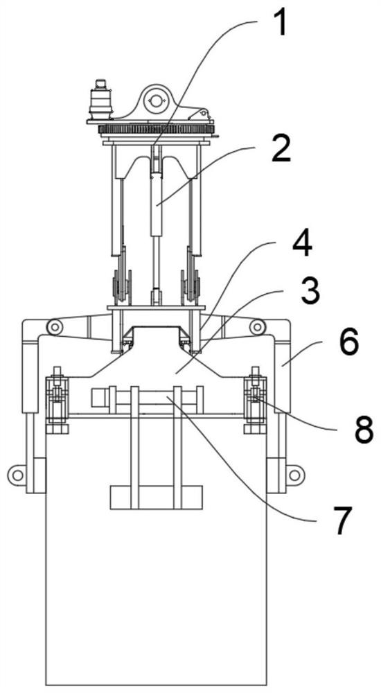 Double-side inclined side hanging type lifting appliance and hoisting equipment with lifting appliance