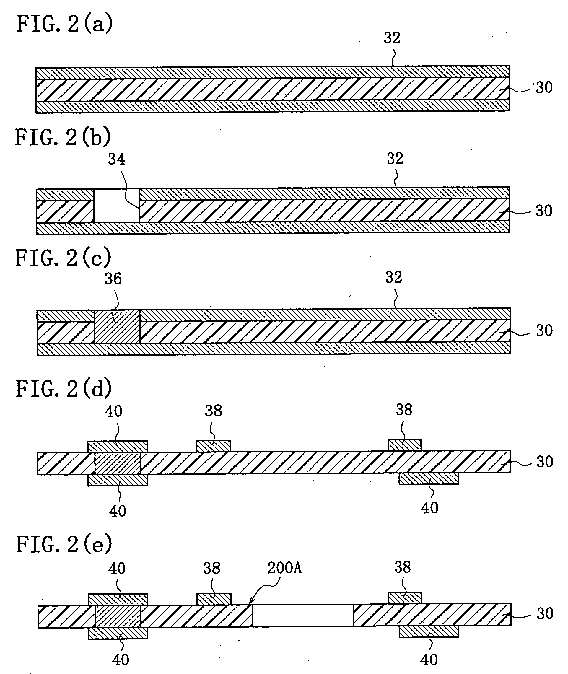 Rigid-flex wiring board and method for producing same