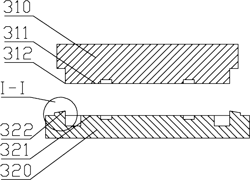 Mold for manufacturing filter screen assembly and manufacturing method thereof