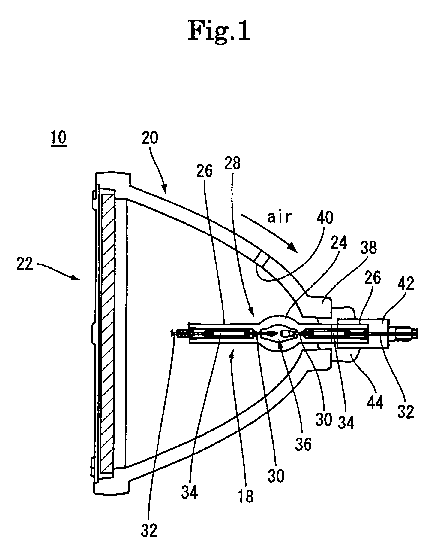 Ultra-high pressure discharge lamp unit and light source apparatus