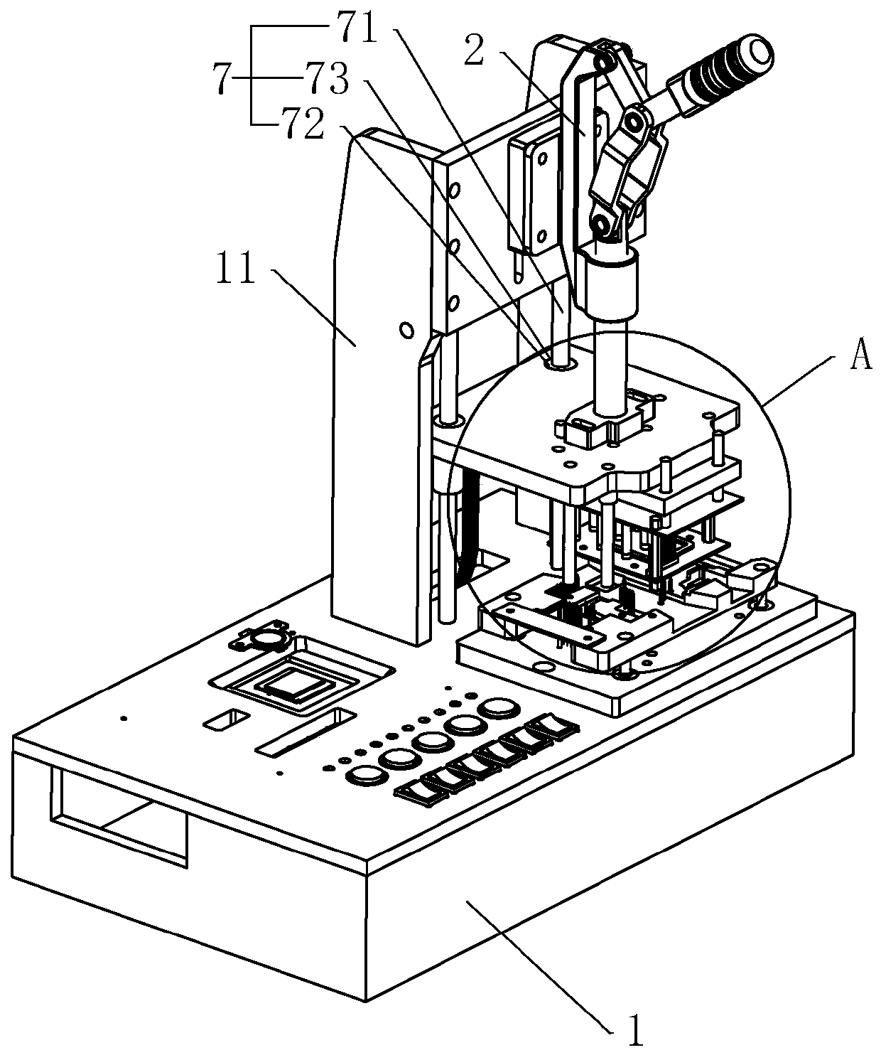 Detection method and device for intelligent door lock