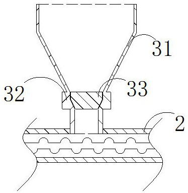 Civil construction engineering structure gap grouting device