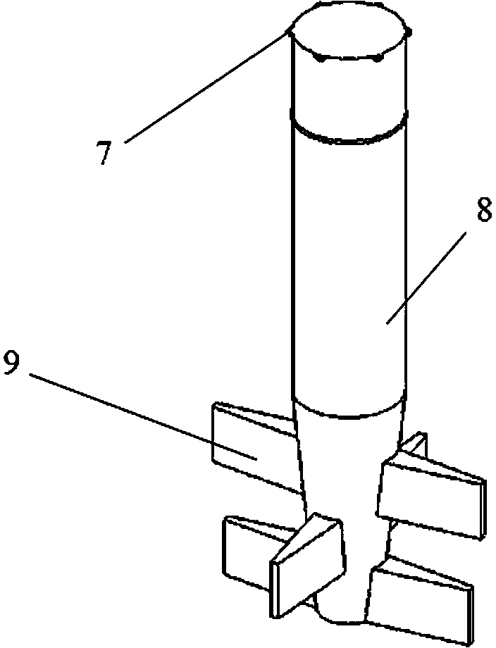 Device and method for preparing large-size homogeneous steel ingot by stirring with self-consuming stirrer