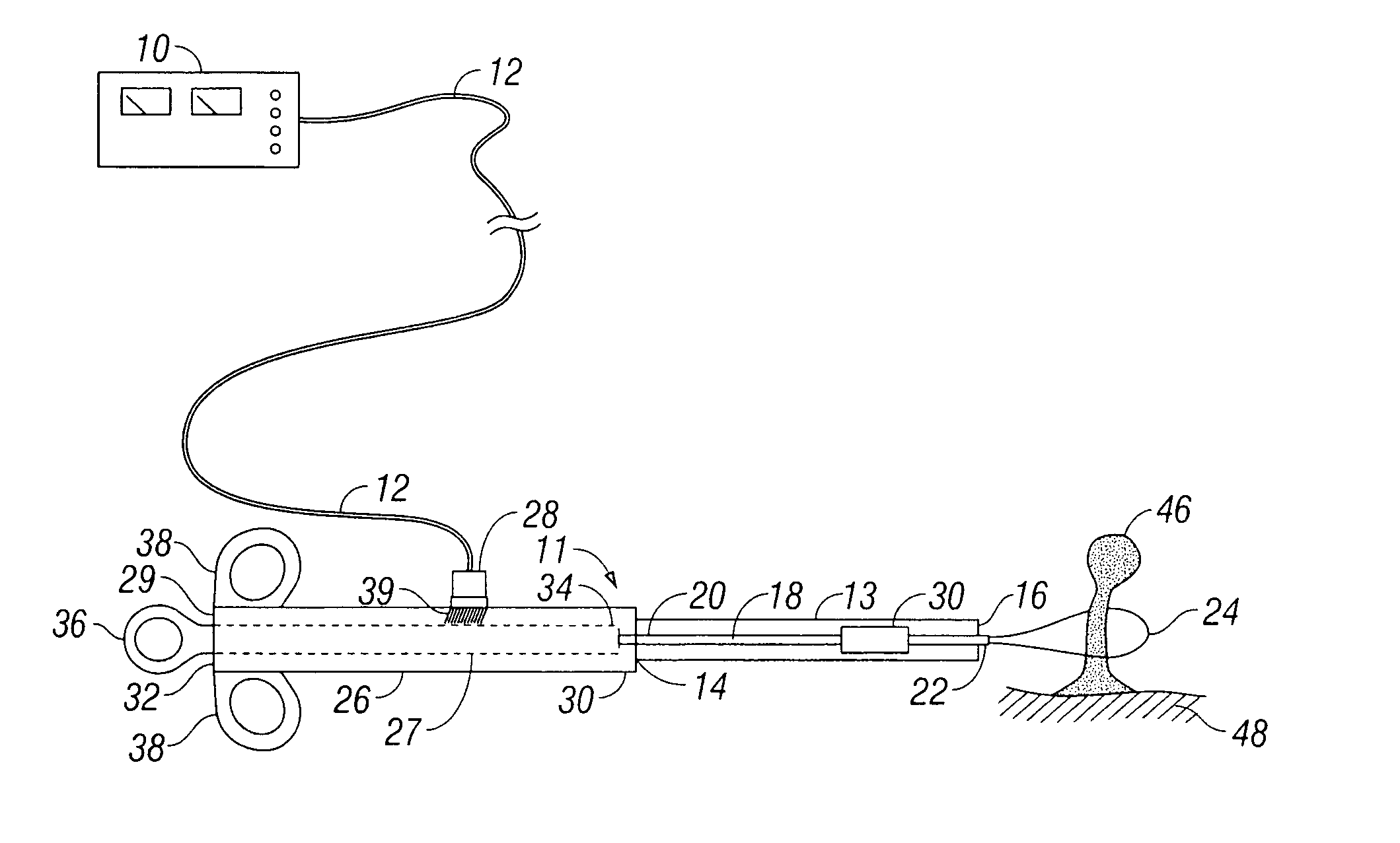 System and method for controlling electrosurgical snares