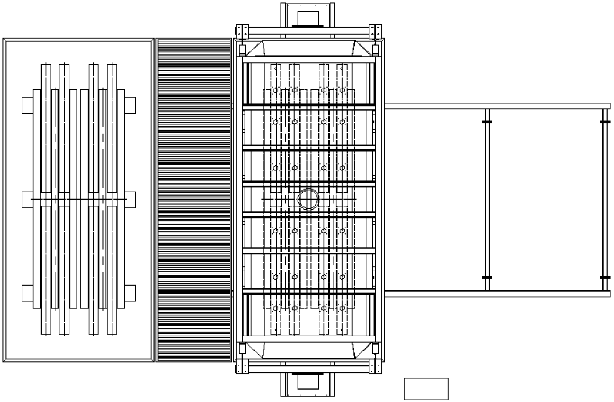 Cathode carbon block group preheating device