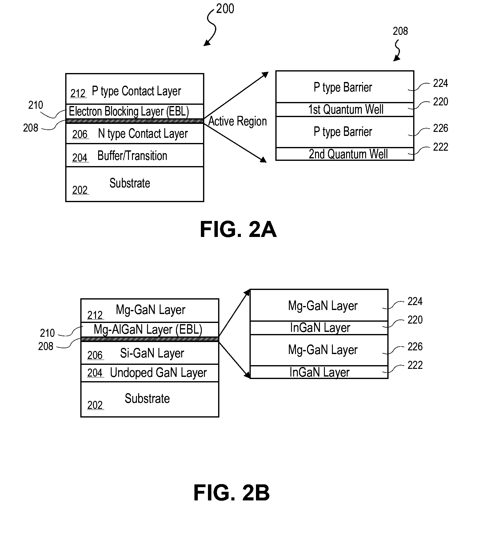 Light emitting diode with enhanced quantum efficiency and method of fabrication
