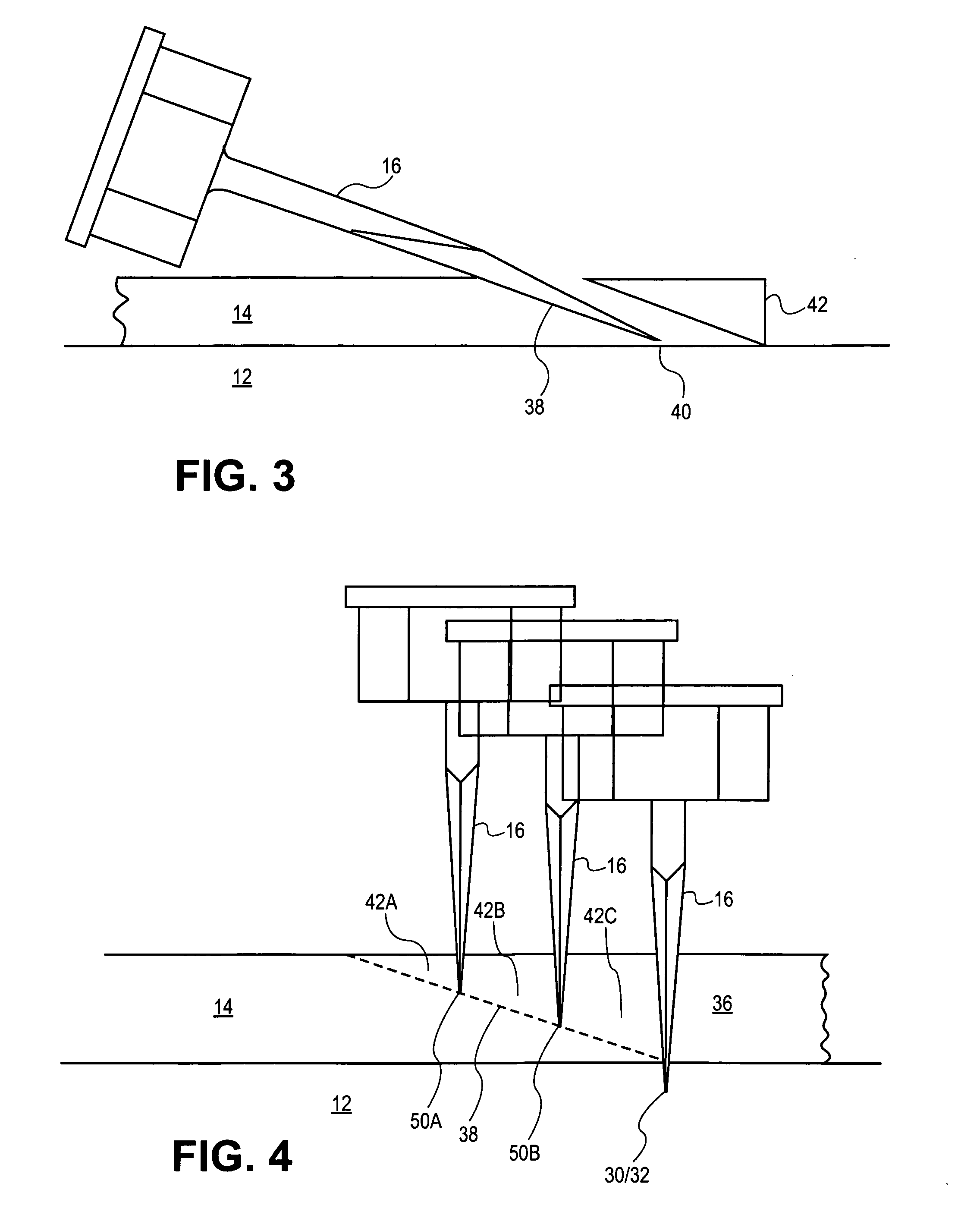 Cutting sequence for net trimming a composite layup at an oblique angle
