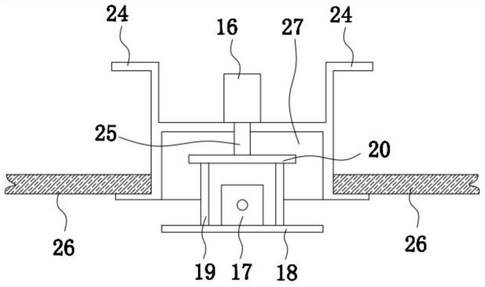 Living room AI projection lamp and projection method thereof