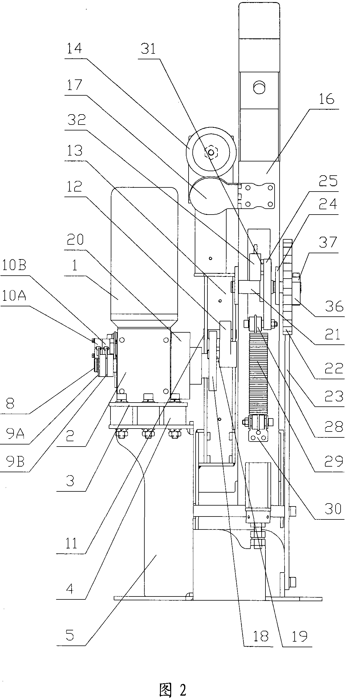 Wide-passage shear type door mechanism for automatic ticket checking machine