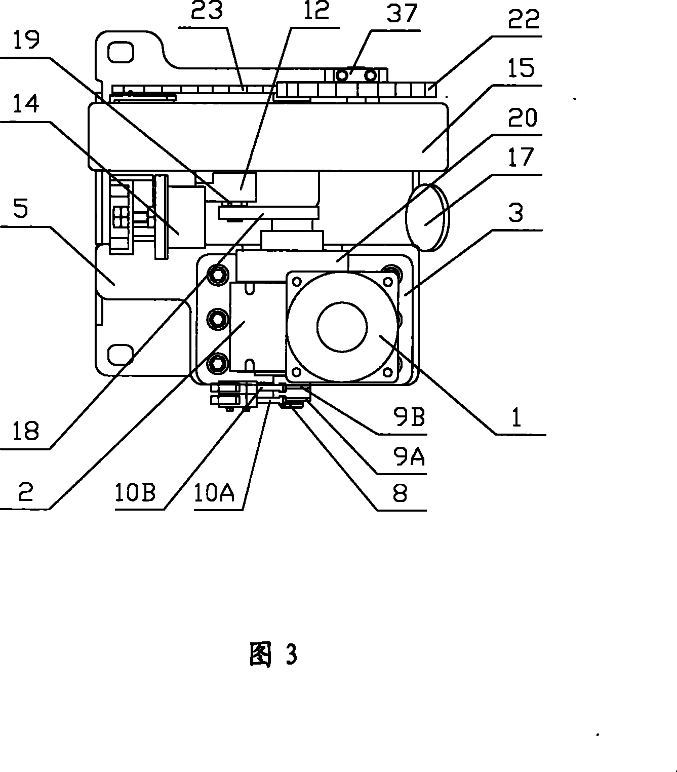 Wide-passage shear type door mechanism for automatic ticket checking machine