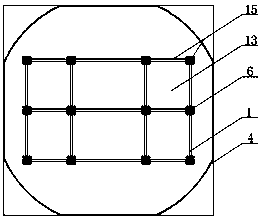 Integral sliding friction pendulum isolation layer on the bottom surface