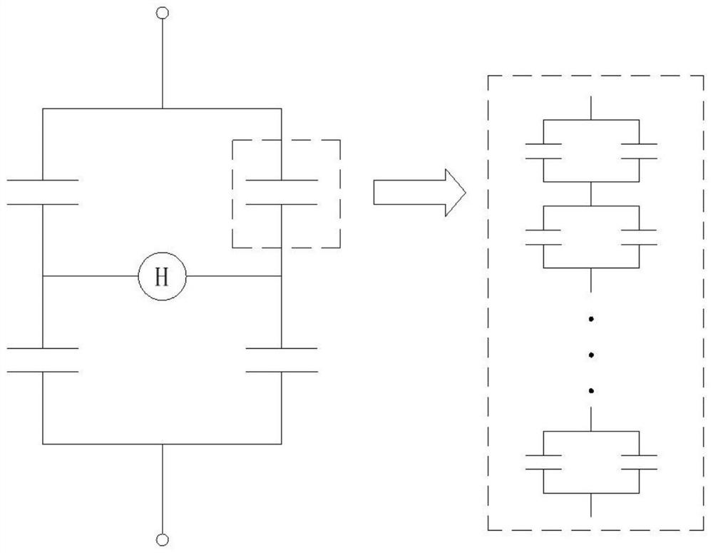 A method for balancing the capacitance of capacitor units used in UHVDC transmission projects