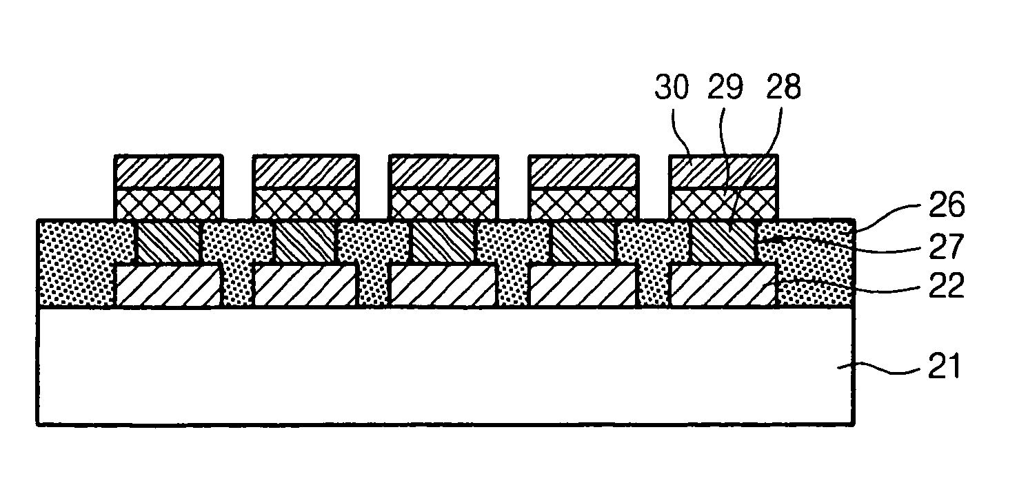 Method of manufacturing a phase change RAM device utilizing reduced phase change current