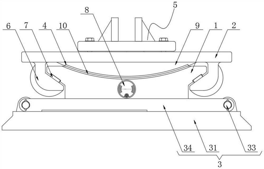 One-way sliding hinged support system based on building limiting and supporting method thereof