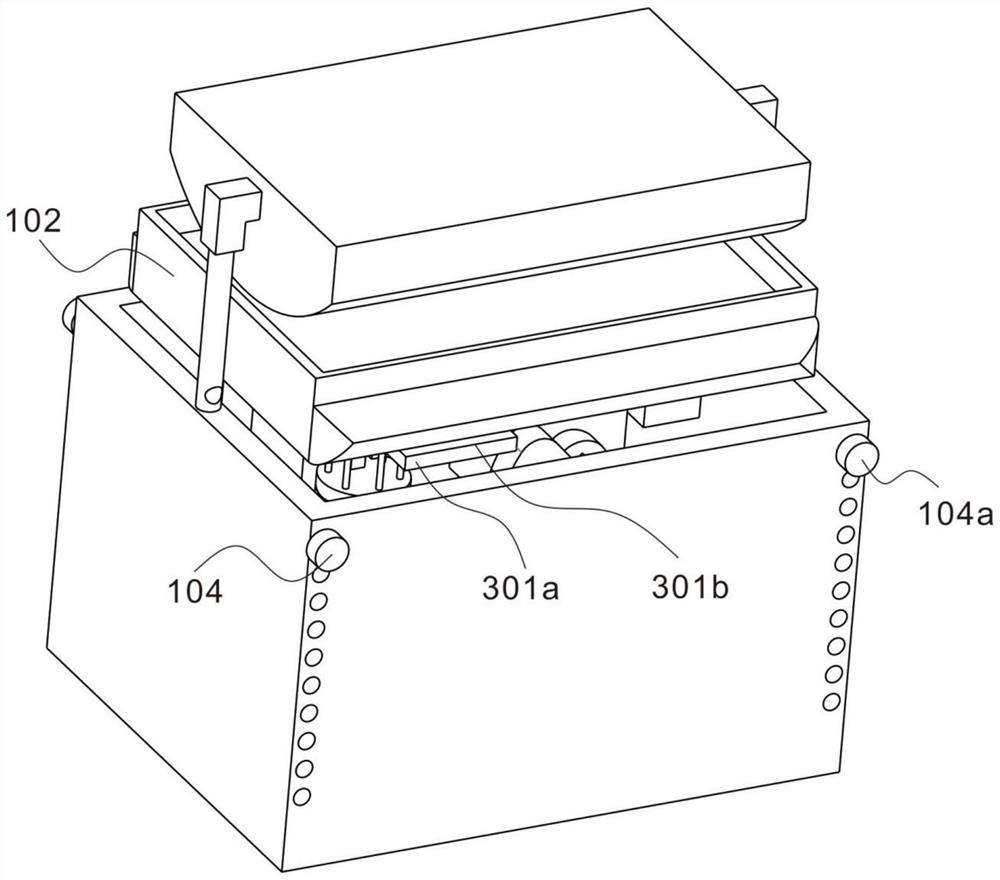 Automatic extrusion multi-chamber liquid storage bag device