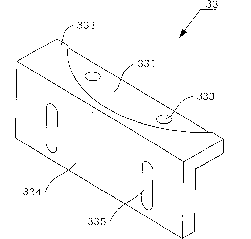 Vibration damping test device possessing dry damping structure vane