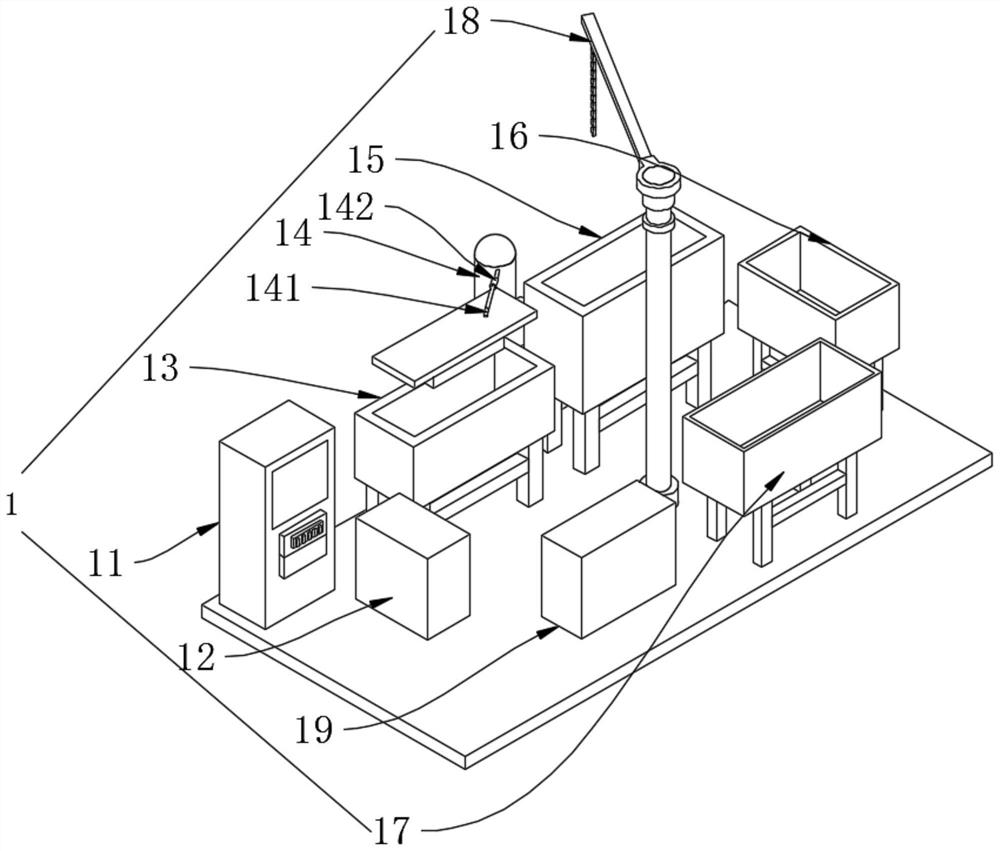 Infiltration method and device for large thin-wall part