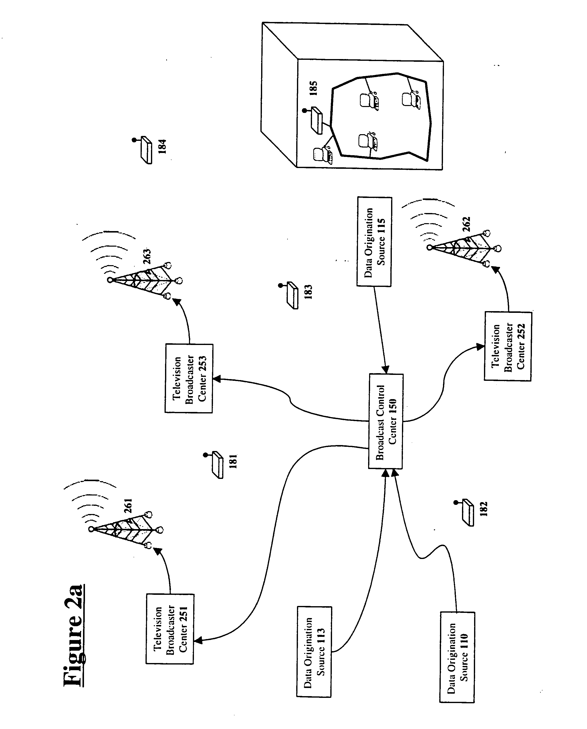 Methods and apparatus for broadcasting data