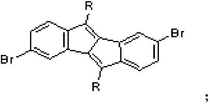 Preparation method of five-membered ring polymer used for OLED