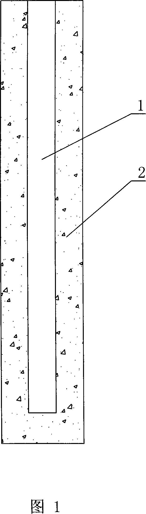 Composite pile and construction method thereof