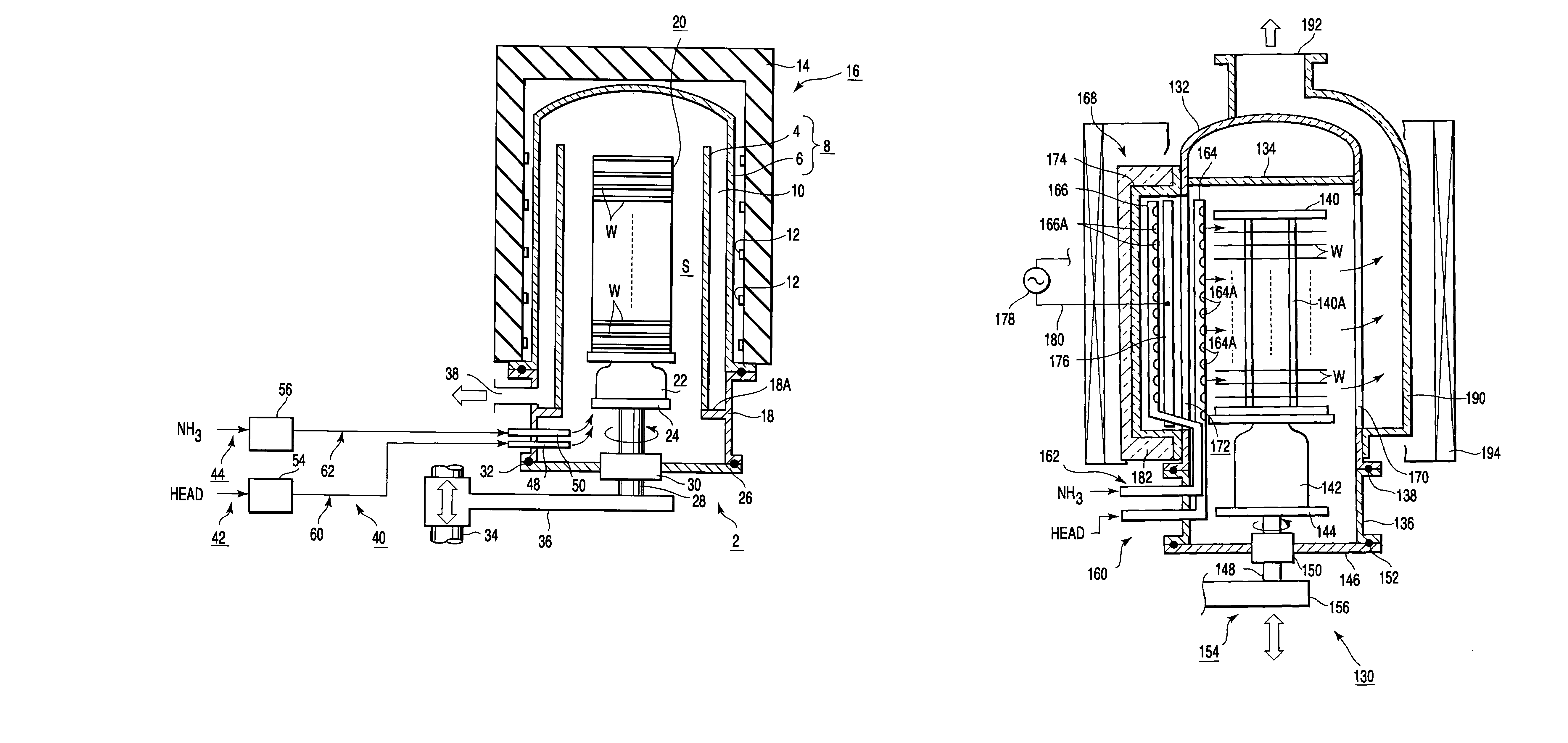 Method of CVD for forming silicon nitride film on substrate