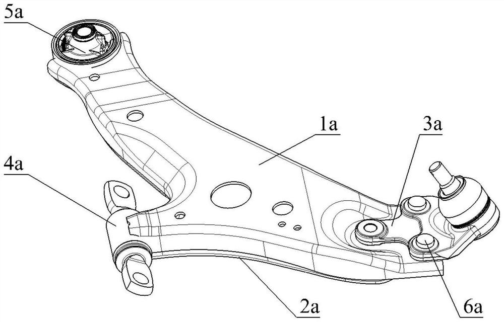 Automobile lower arm assembly