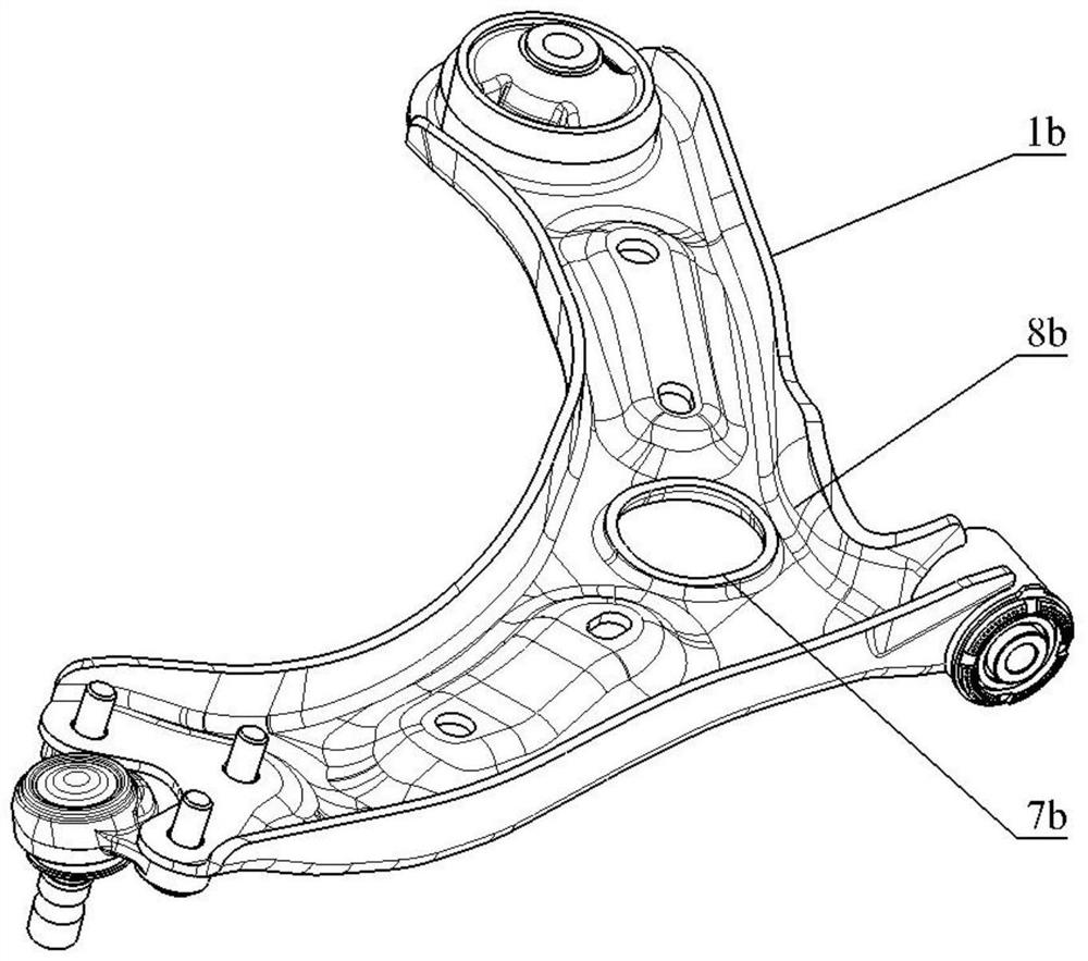 Automobile lower arm assembly
