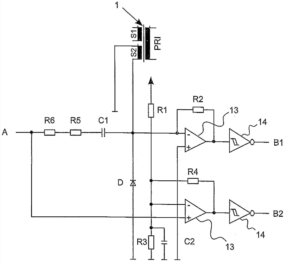 Method and circuit arrangement for determining a working range of an ultrasonic vibrating unit