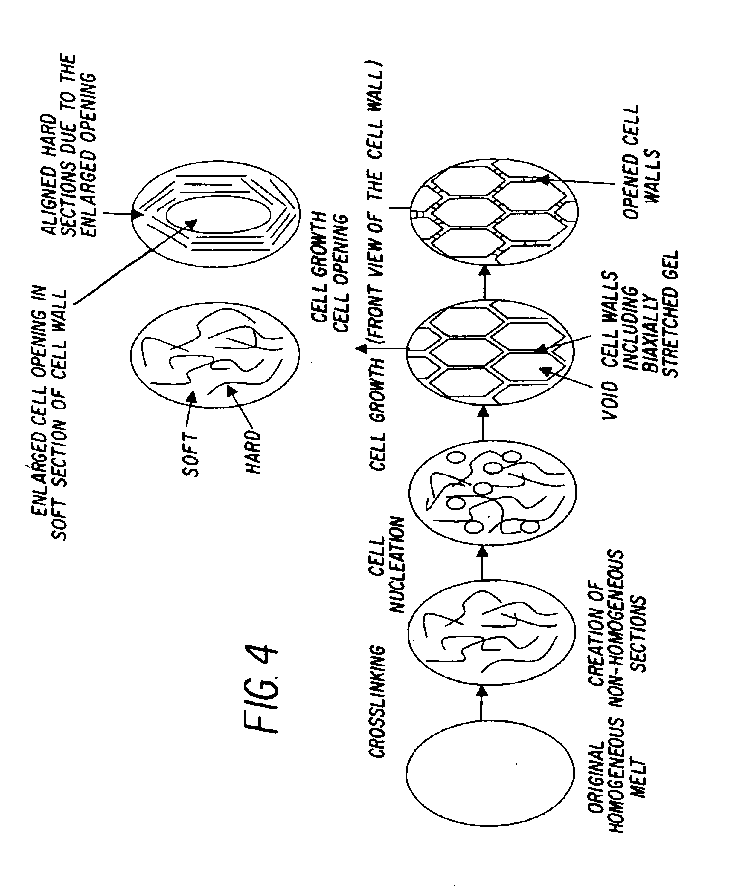 Manufacturing process for open celled microcellular foam