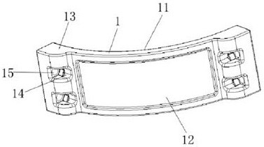 Production process of arc-shaped aluminum hoop