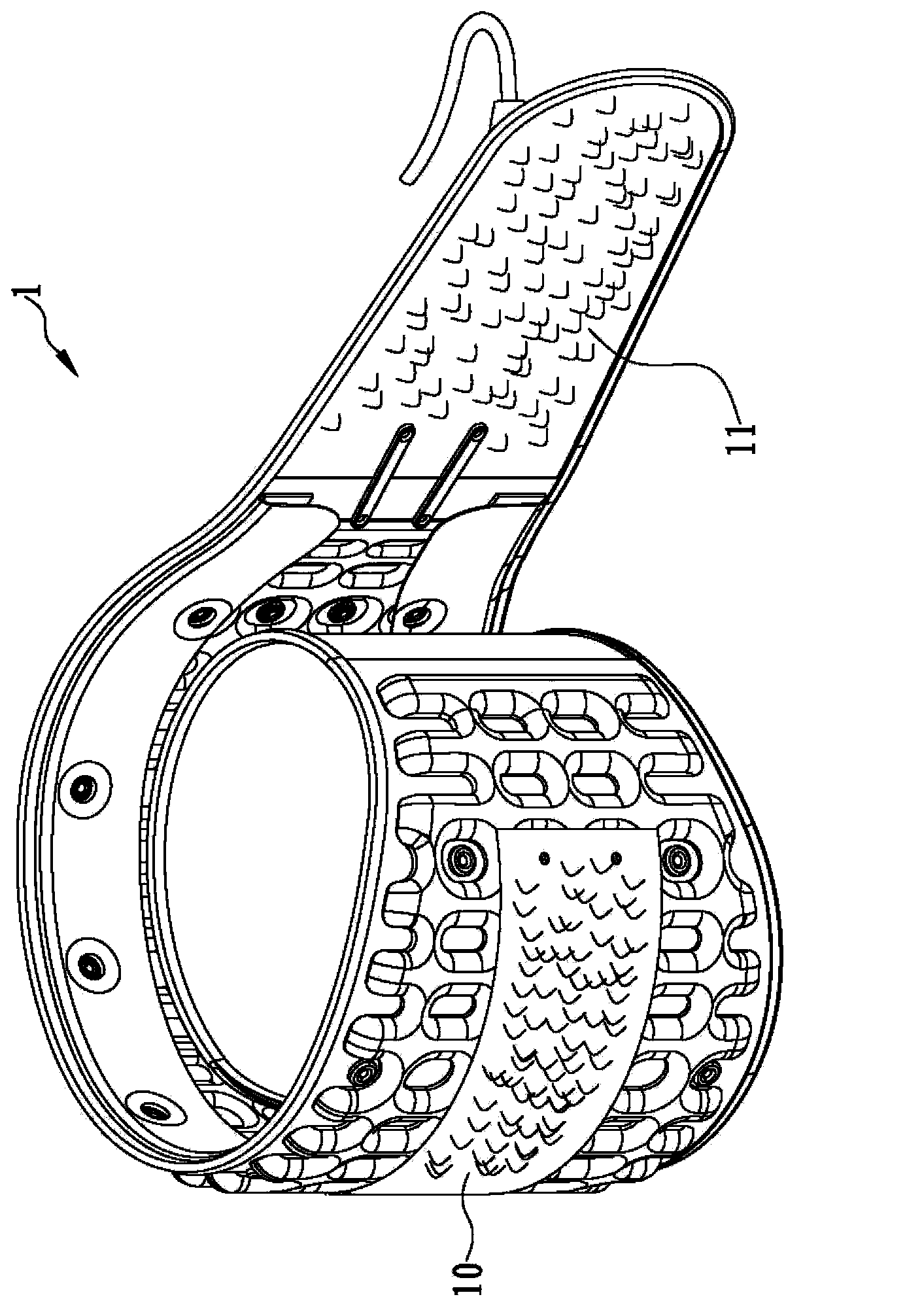 Inflatable waist protecting belt structure