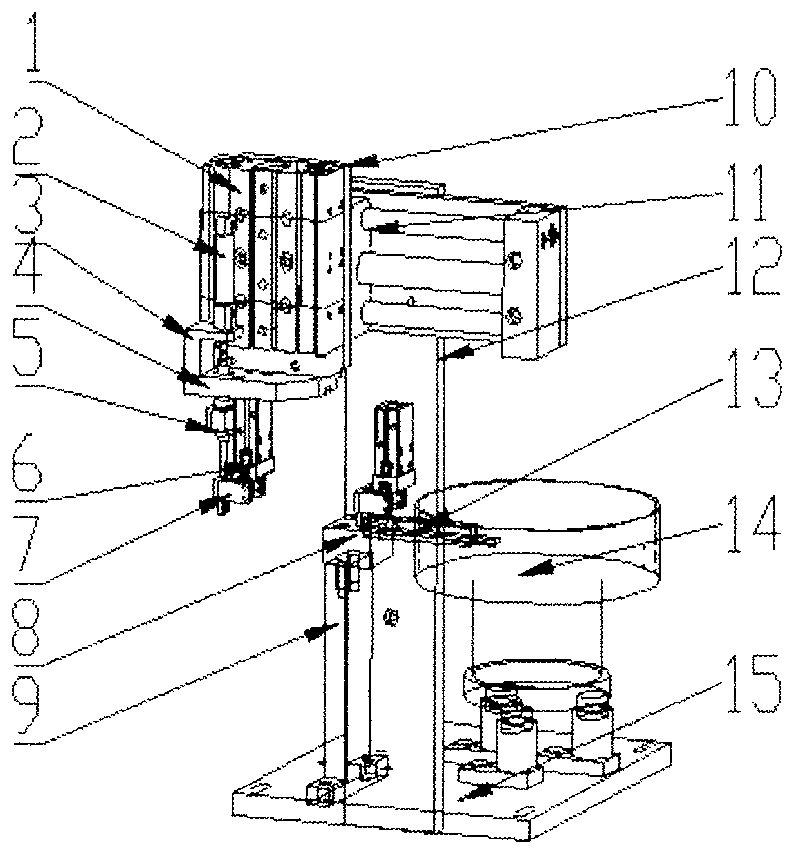 Automatic assembly machine for cooling fins and transistors