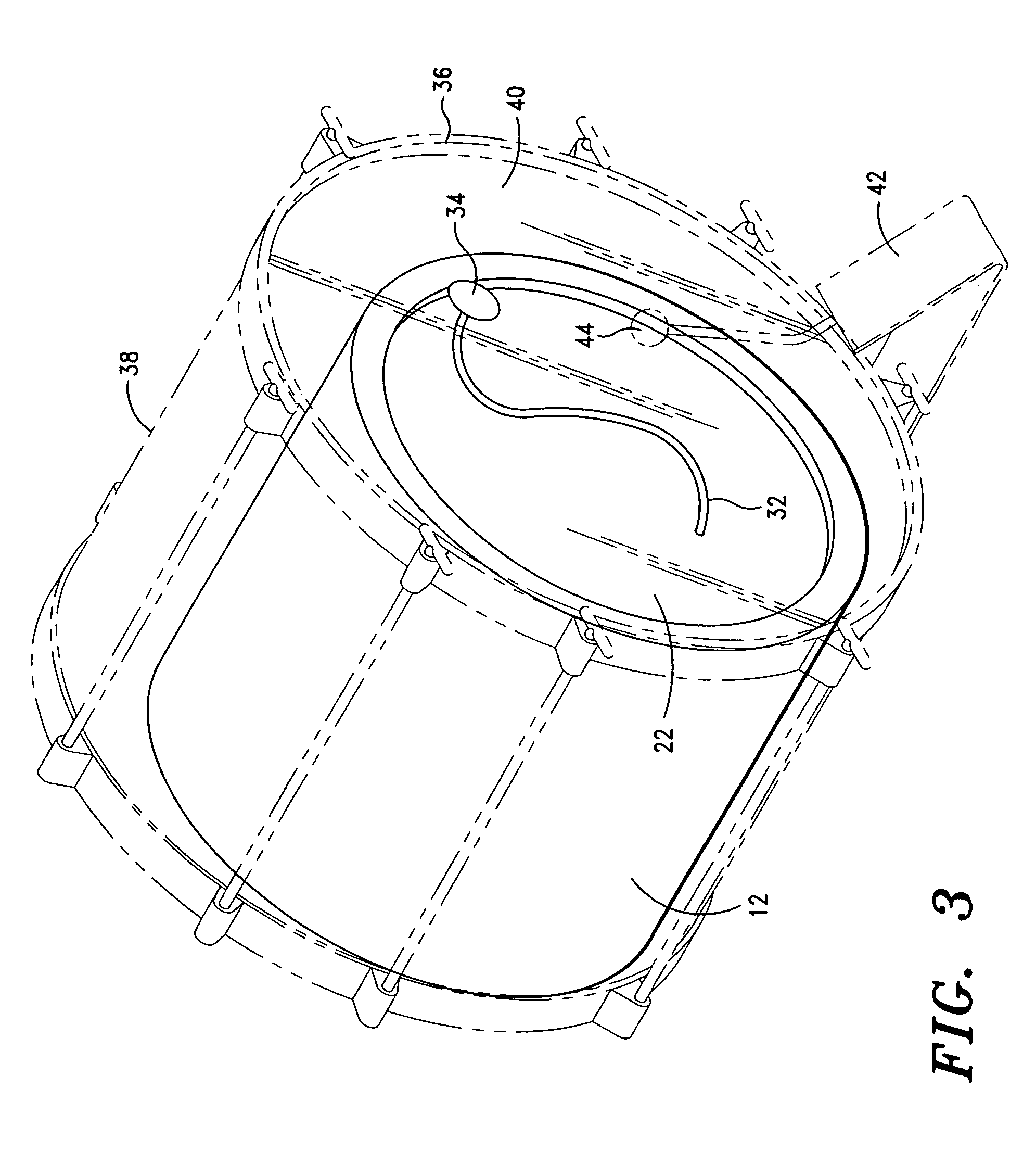 Sound augmentation system and method for a drum