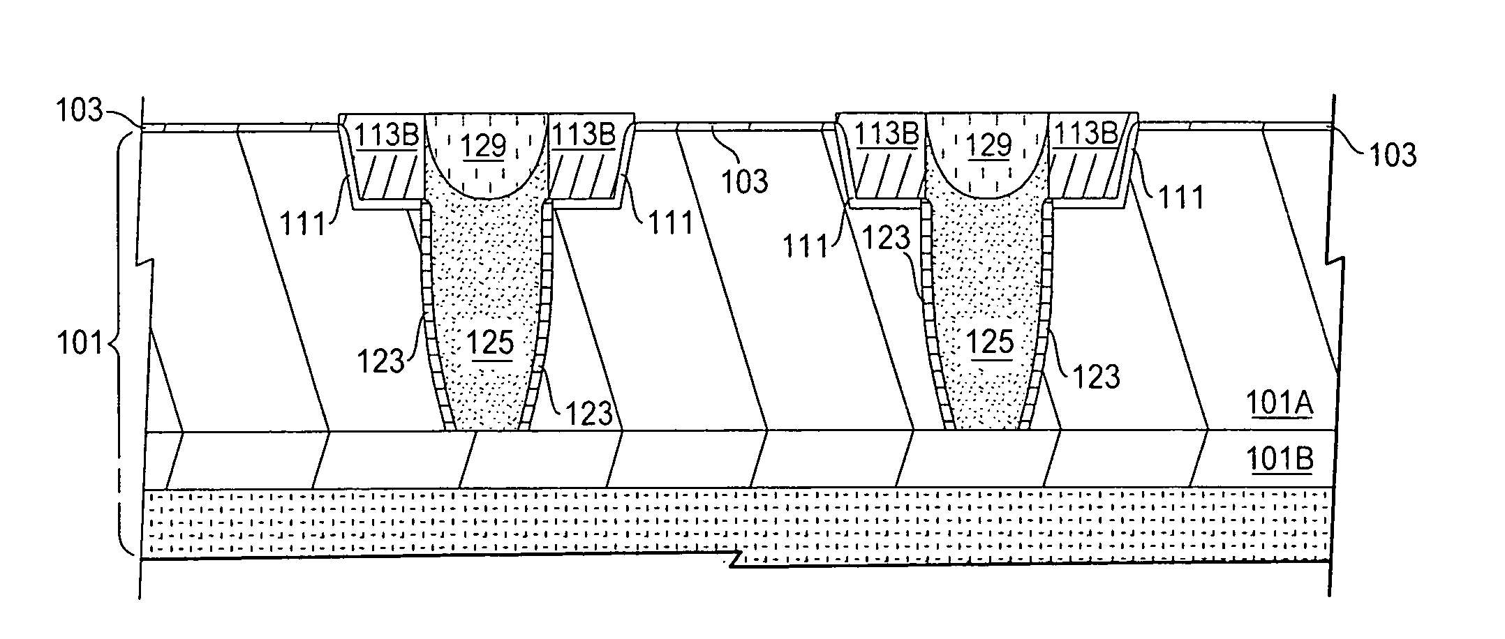 Polish stop and sealing layer for manufacture of semiconductor devices with deep trench isolation